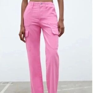 Pink Cargo Pants